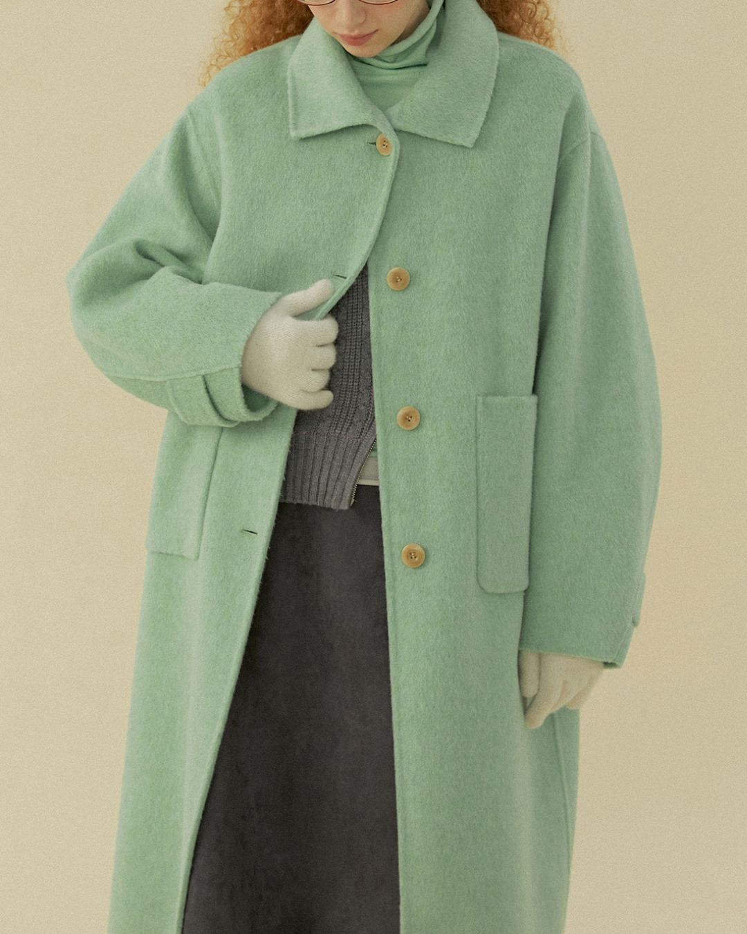 Double-faced Long Wool Coat　CT027