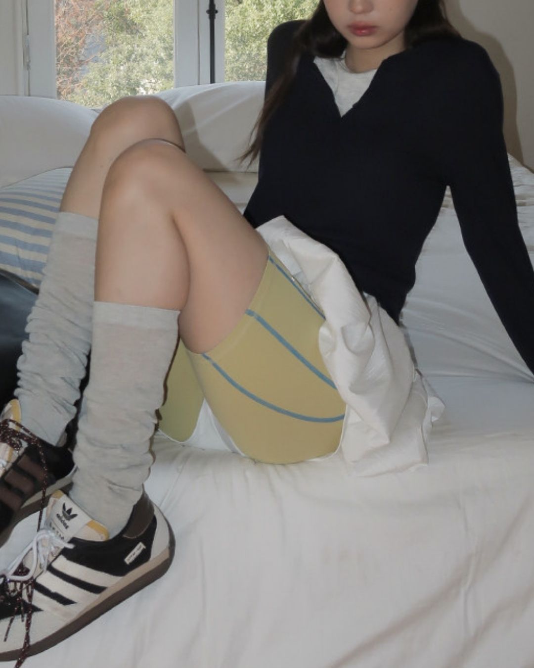 Color Block Fitness Shorts　SP002