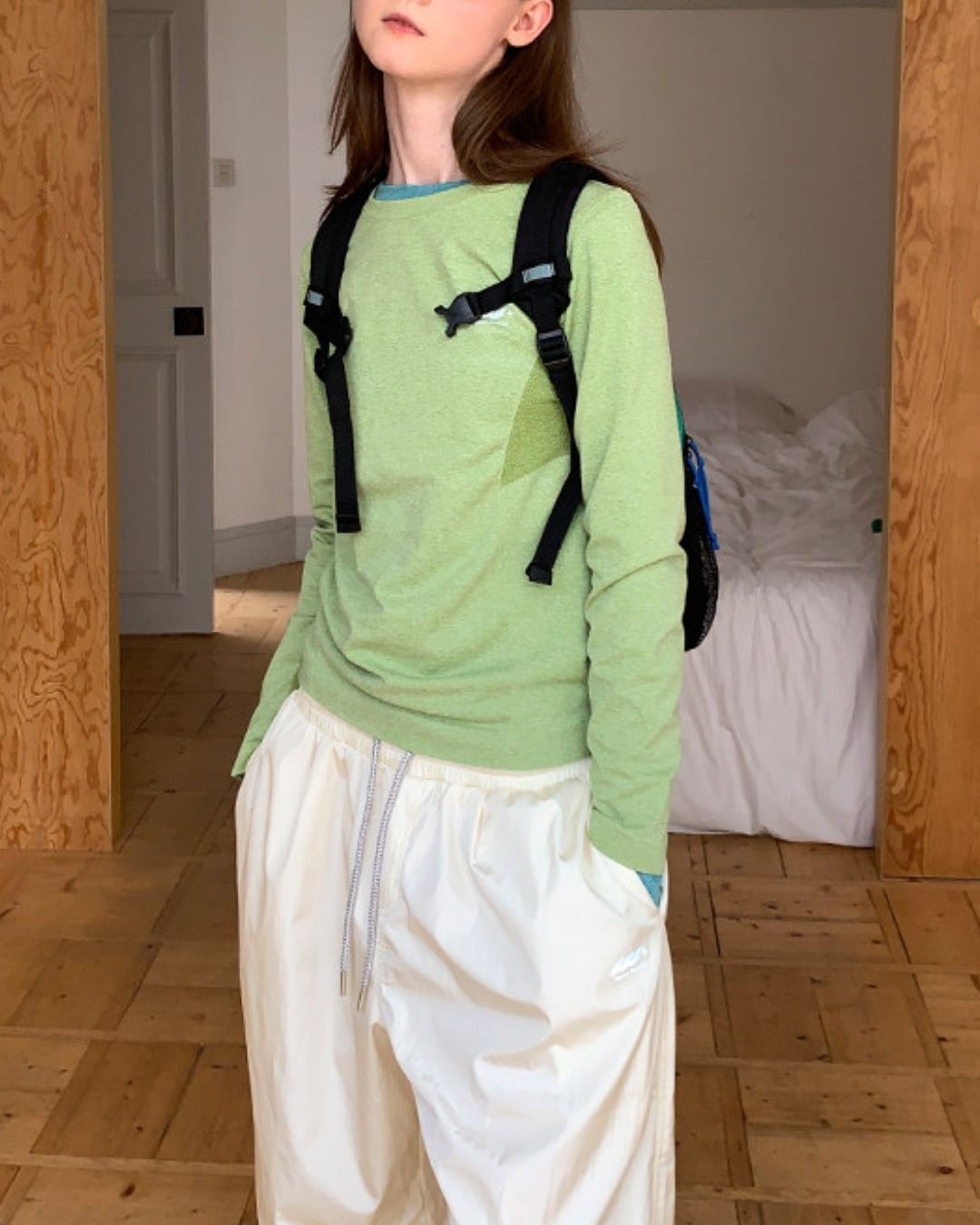 Drawcord Hem Outdoor Pants　PT041