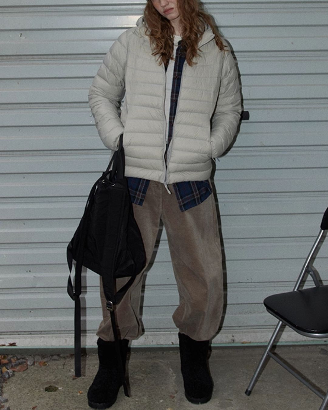 Lightweight Hooded Down Jacket　JK053