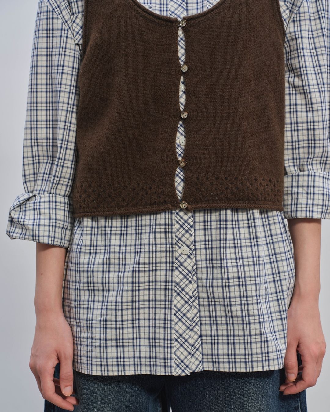 Front And Back 2-way Knit Vest　VT003