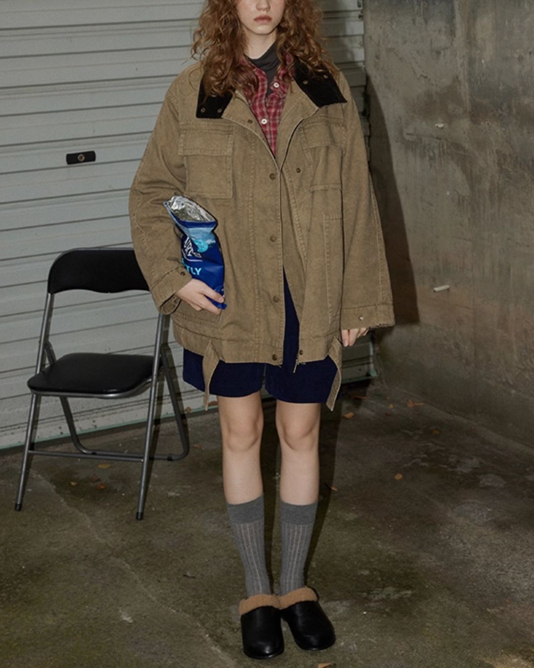 Washed Cotton Work Jacket　JK044