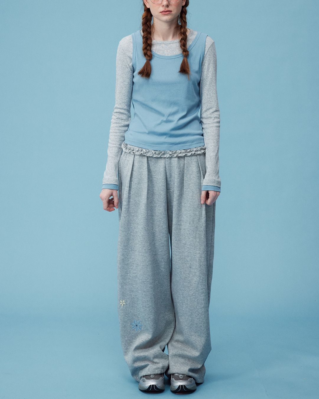 Layered Long Sleeve T-shirt　LT001