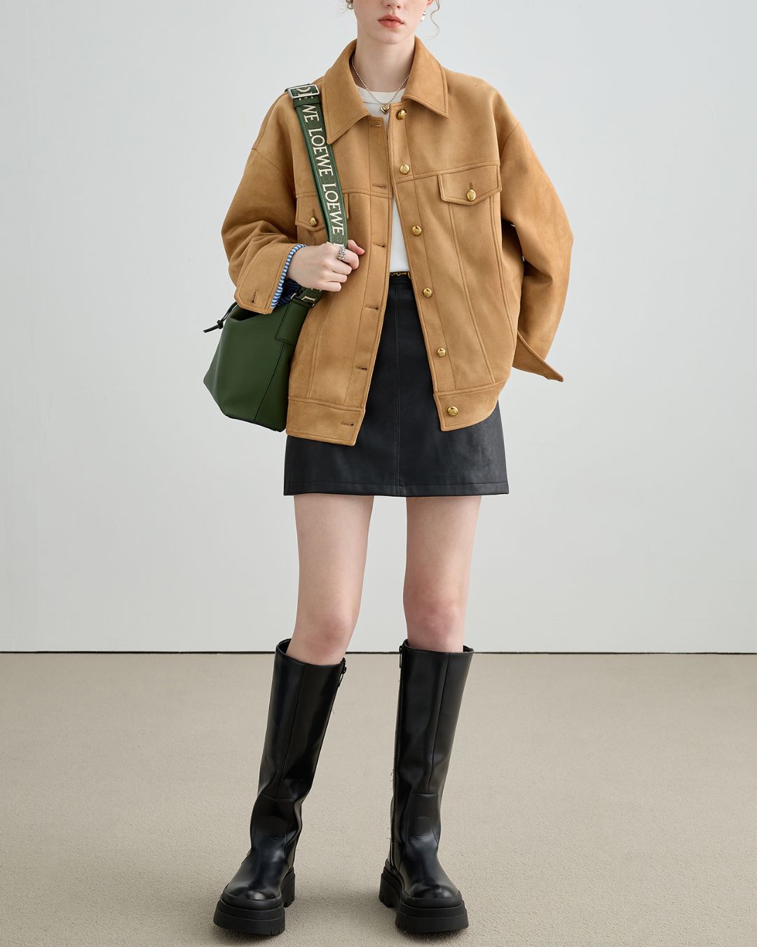 Classic Suede Jacket　JK039