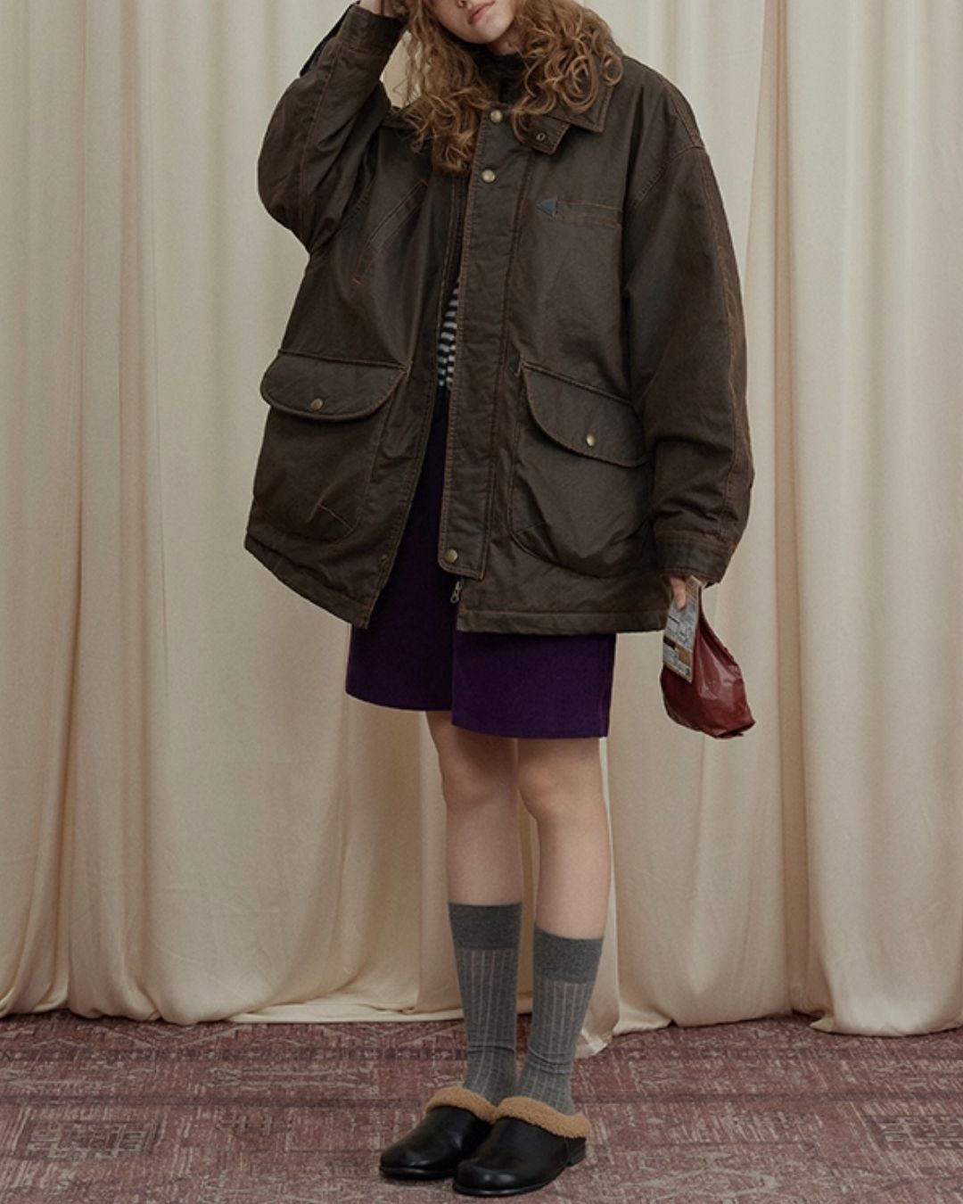 Retro Padded Work Jacket　JK046