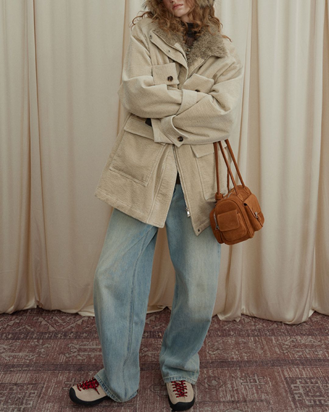 Washed Straight Denim Pants　DP009