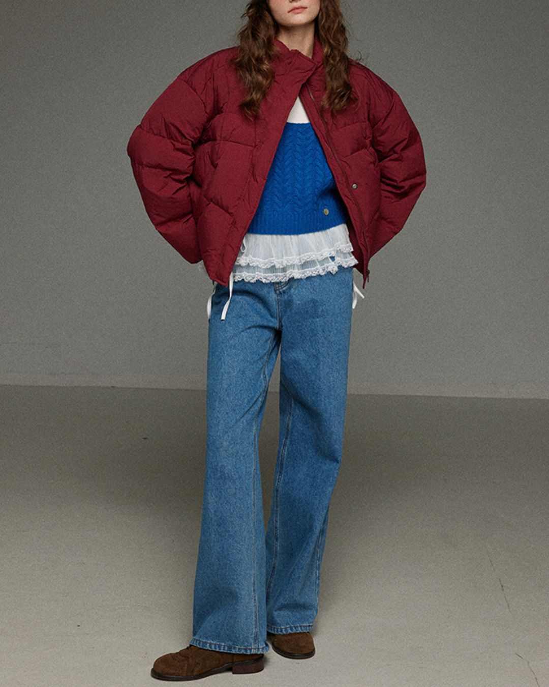 Cable Knit Camisole Vest　KN054