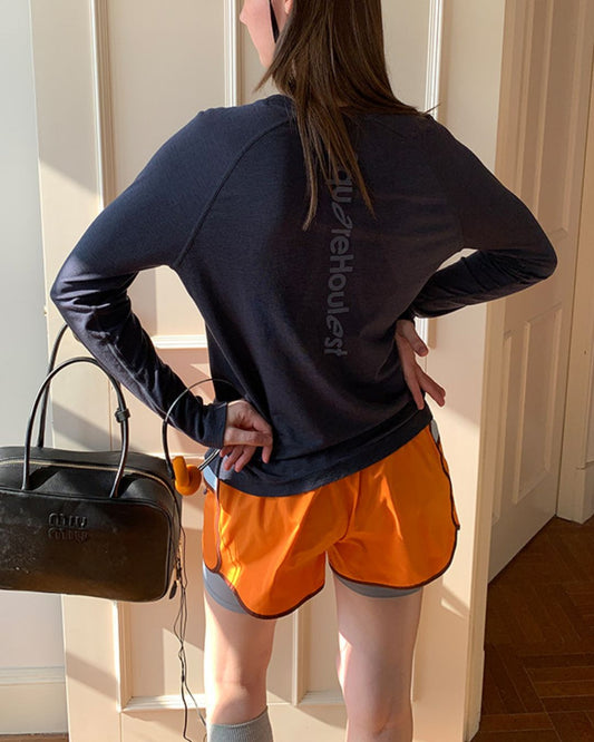 Comfortable Back Logo T-shirt　LT021