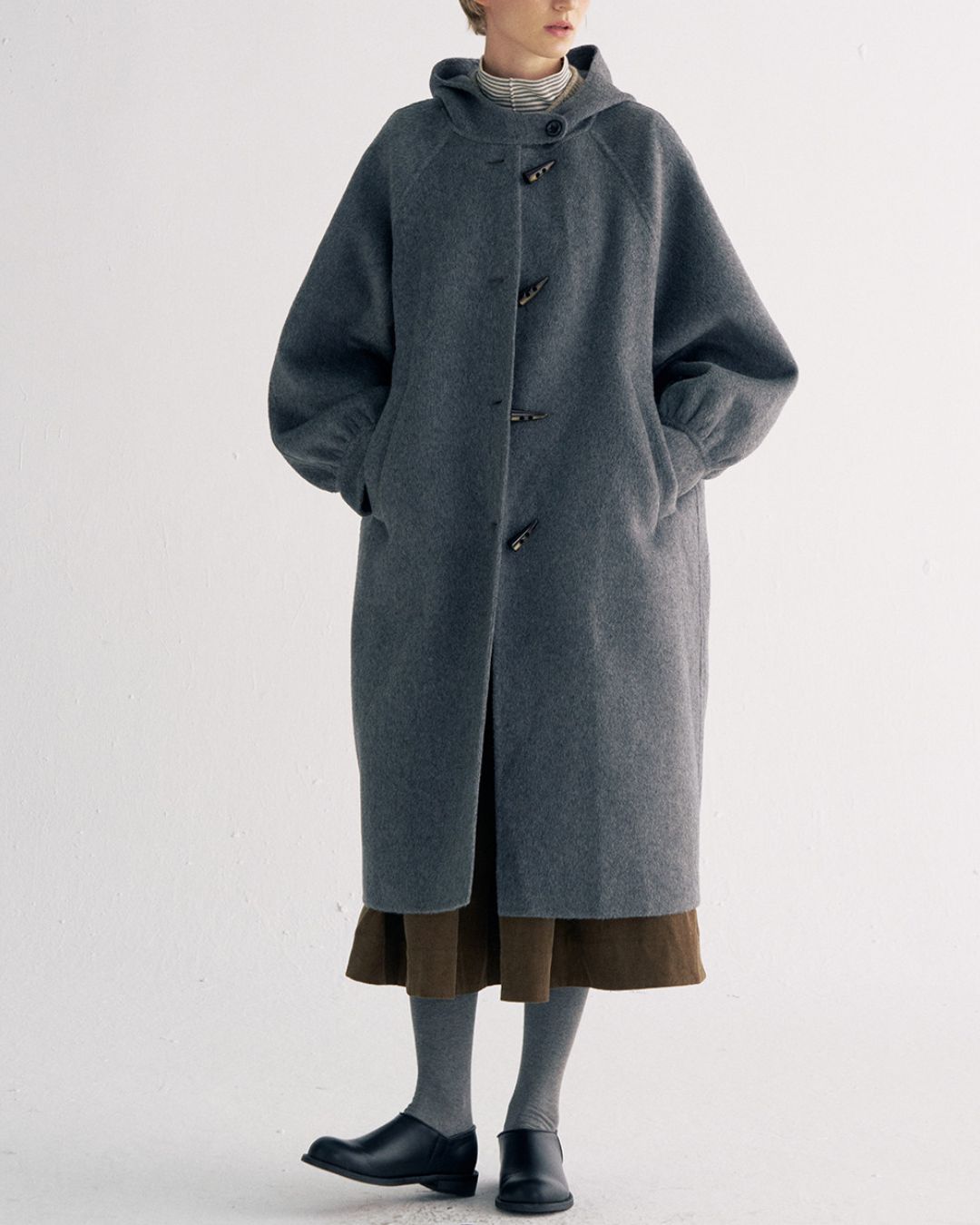 Double-faced Duffle Long Coat　CT030