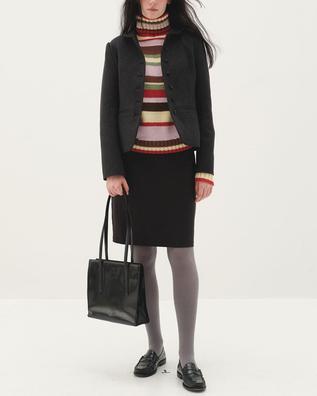 Round Collar Classic Jacket　JK004