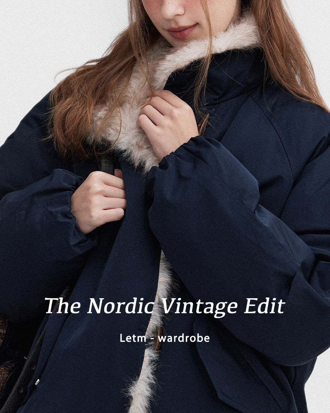 Fur-lined Down Jacket　JK057