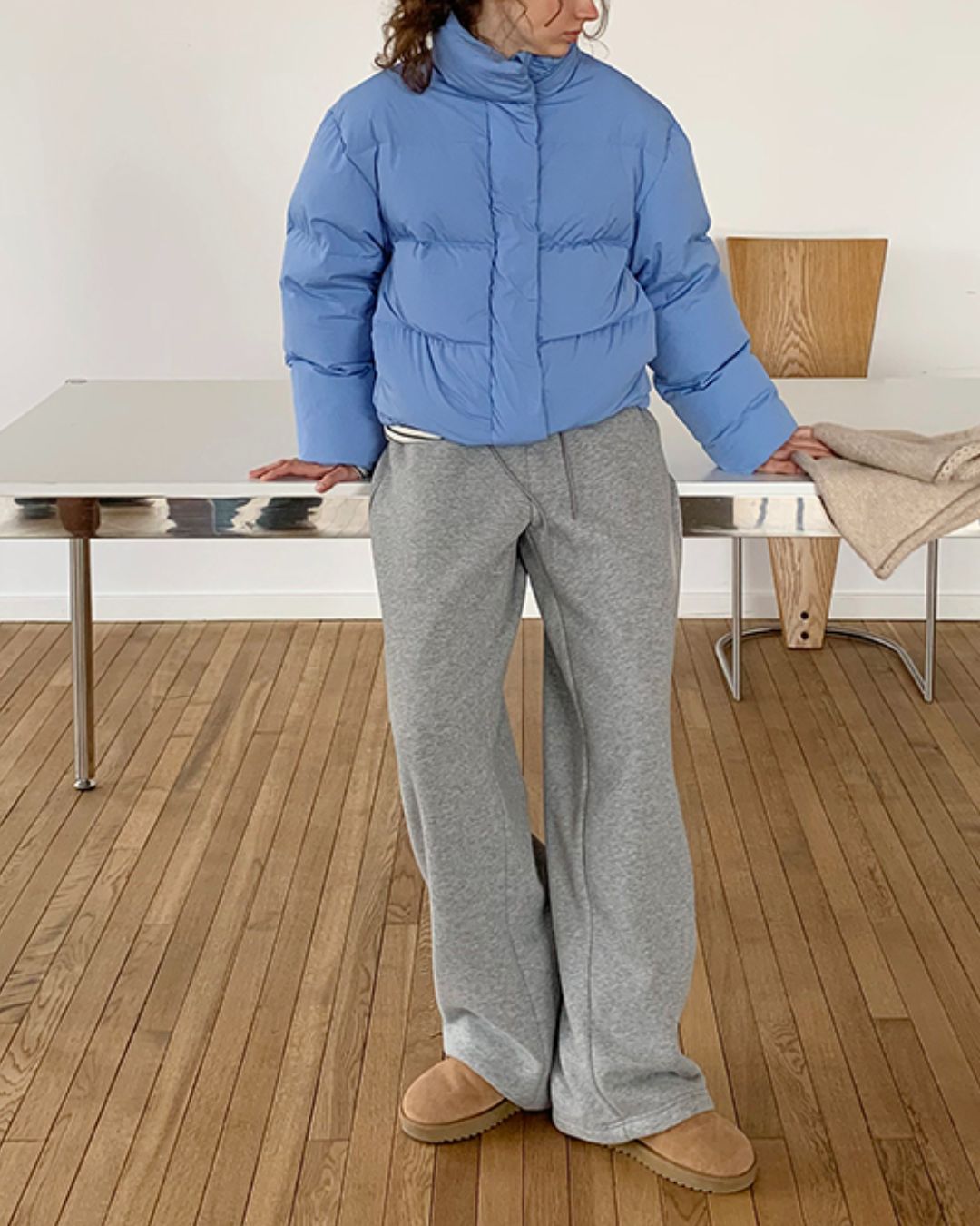 Wide Sweat Pants　PT005