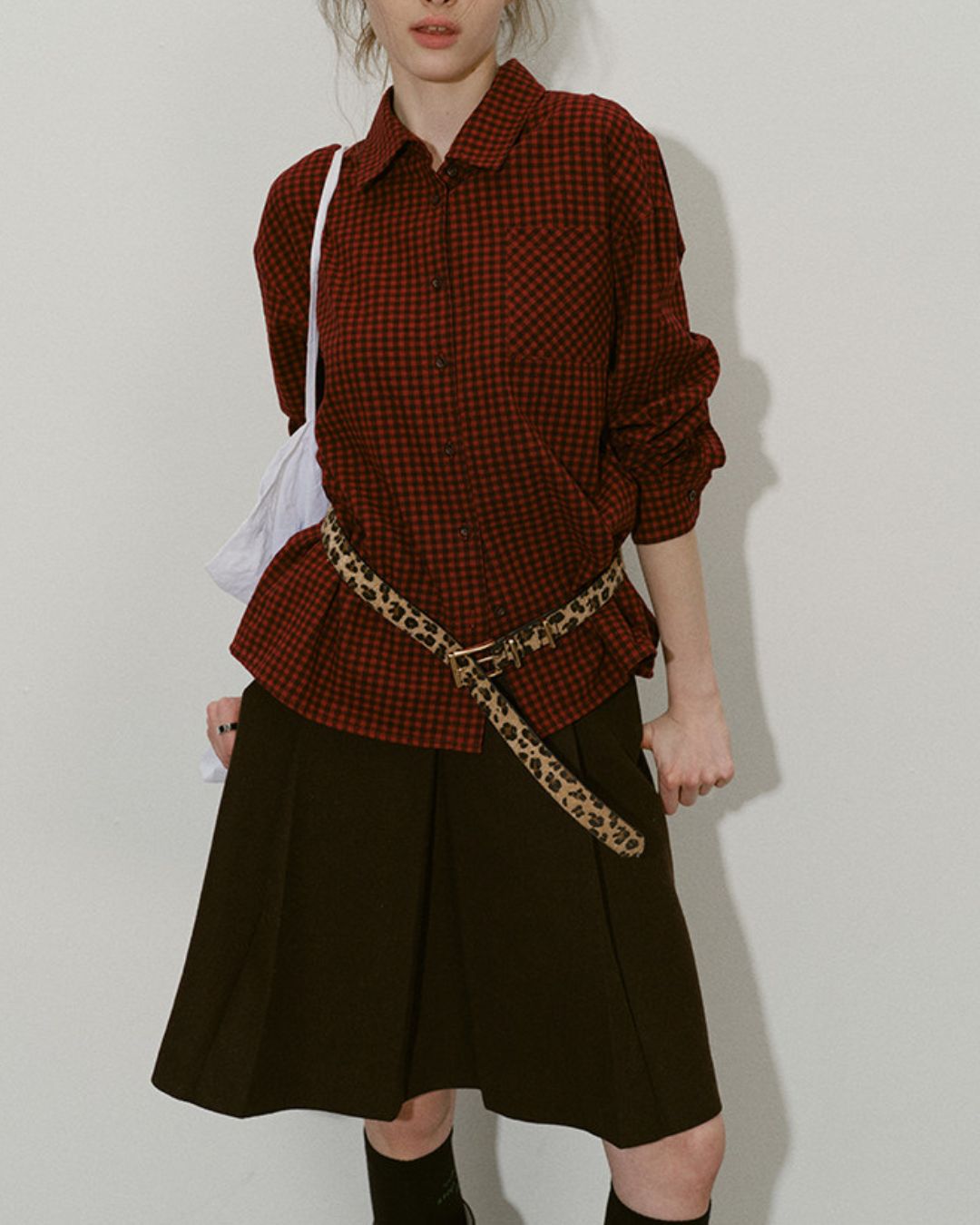 Relaxed Check Shirt　LS046