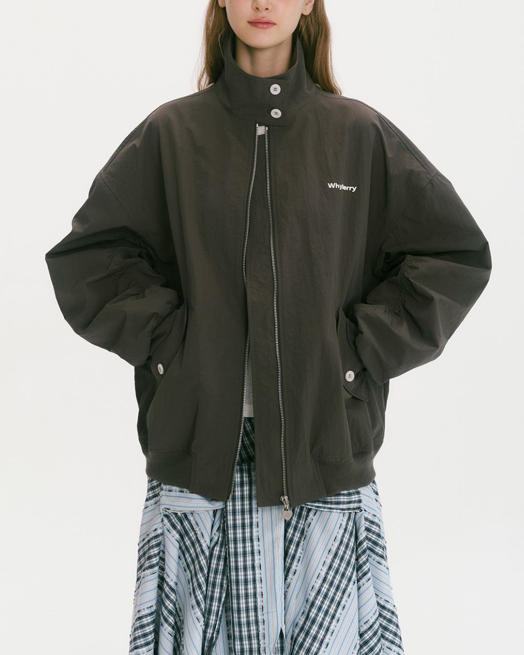 Detachable Hood Stand-collar Jacket　JK030