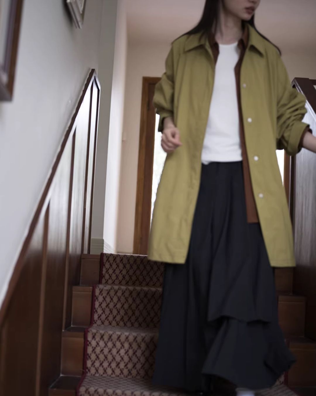 Water-repellent Single-breasted Coat　CT033