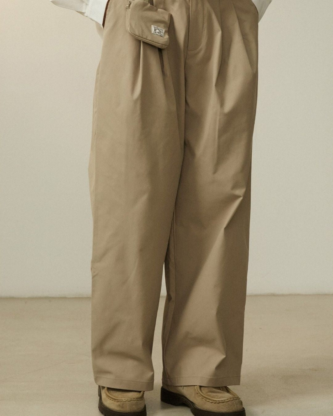 Casual Straight Pants With Mini Bag　PT034