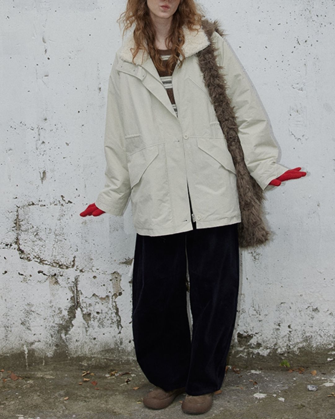 Corduroy Curve Pants　PT024