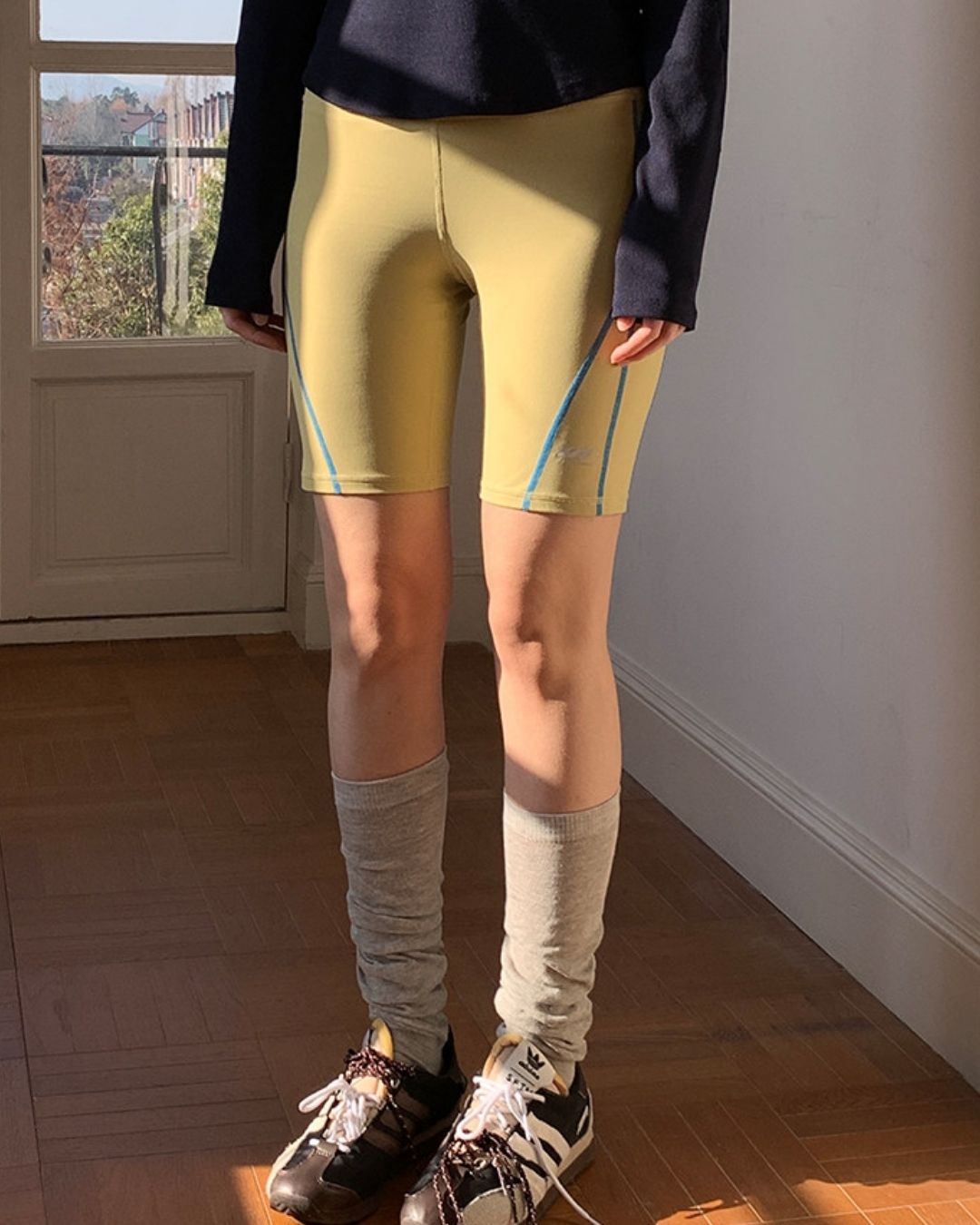 Color Block Fitness Shorts　SP002