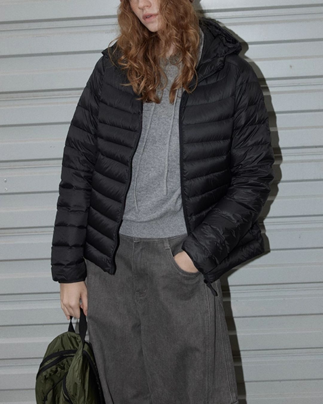 Lightweight Hooded Down Jacket　JK053