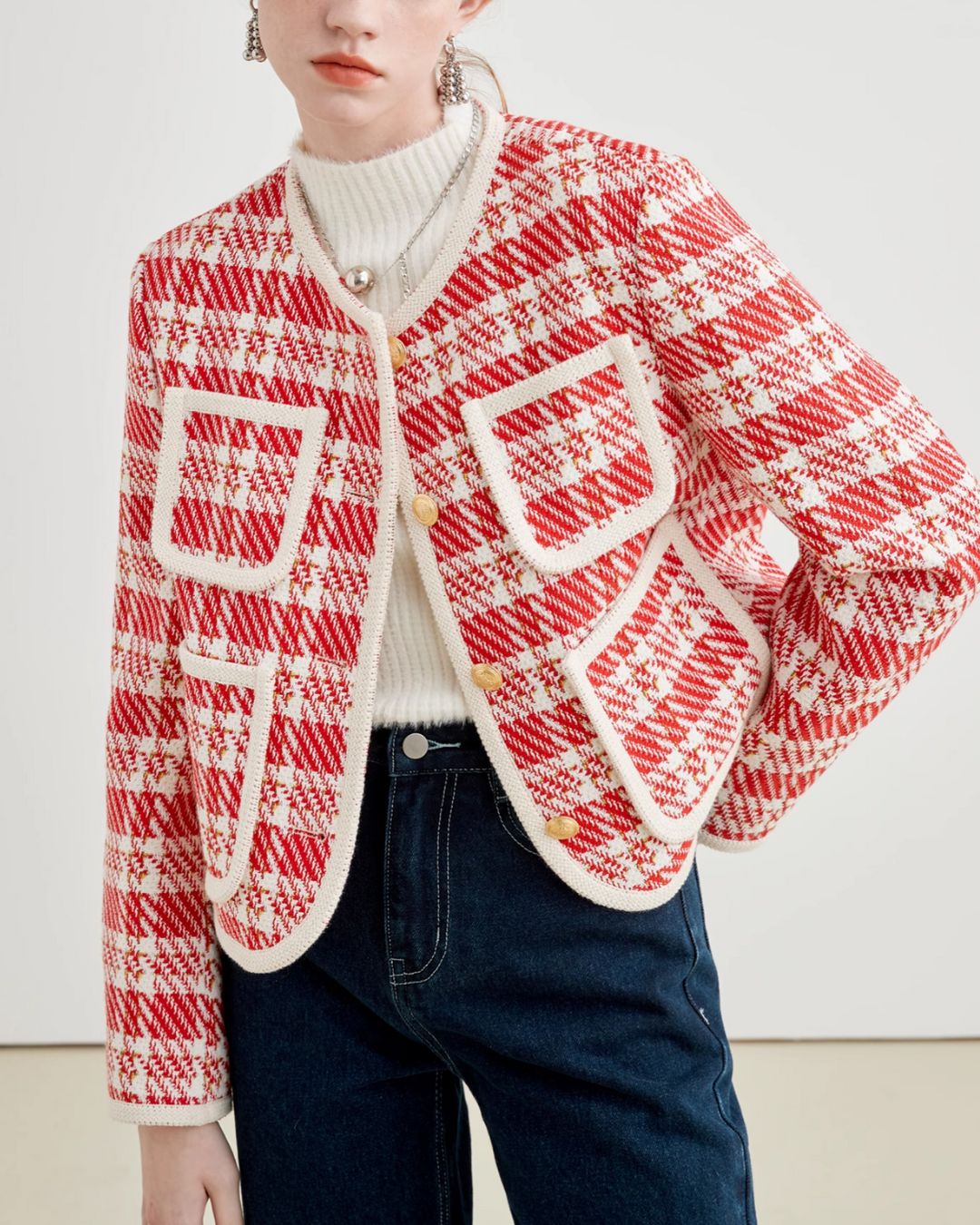 Basic High-neck Knit　KN041