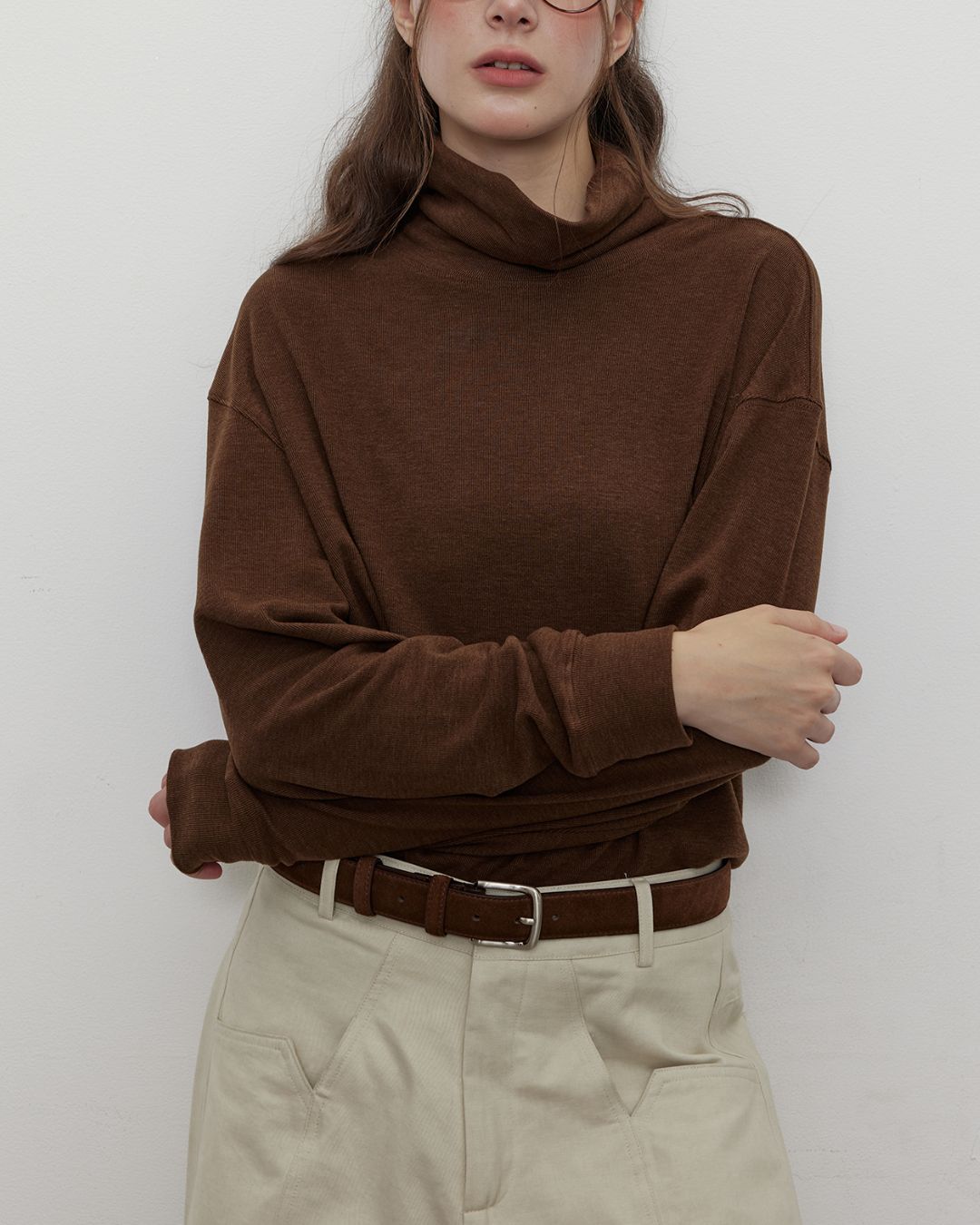 Heat-retaining Turtleneck T-shirt　LT016