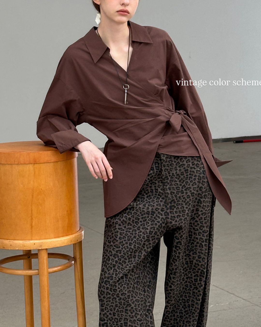 Skipper Wrap Striped Shirt　LS020