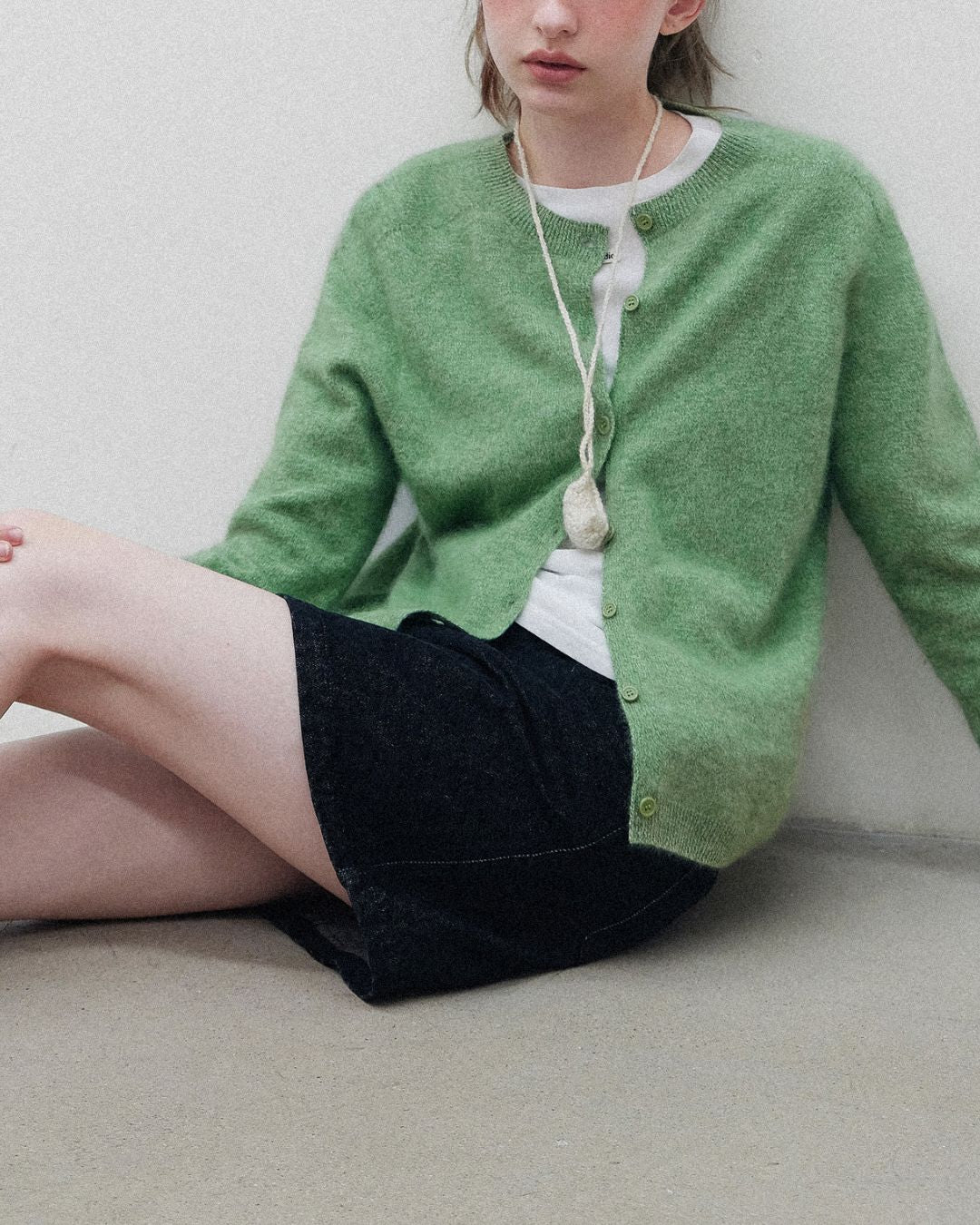 Brushed Knit Cardigan　KN027