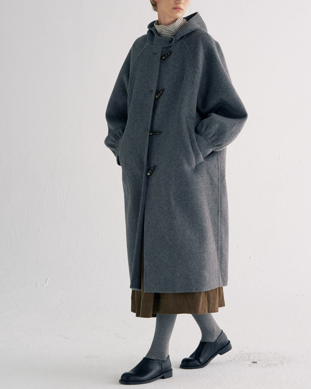 Double-faced Duffle Long Coat　CT030