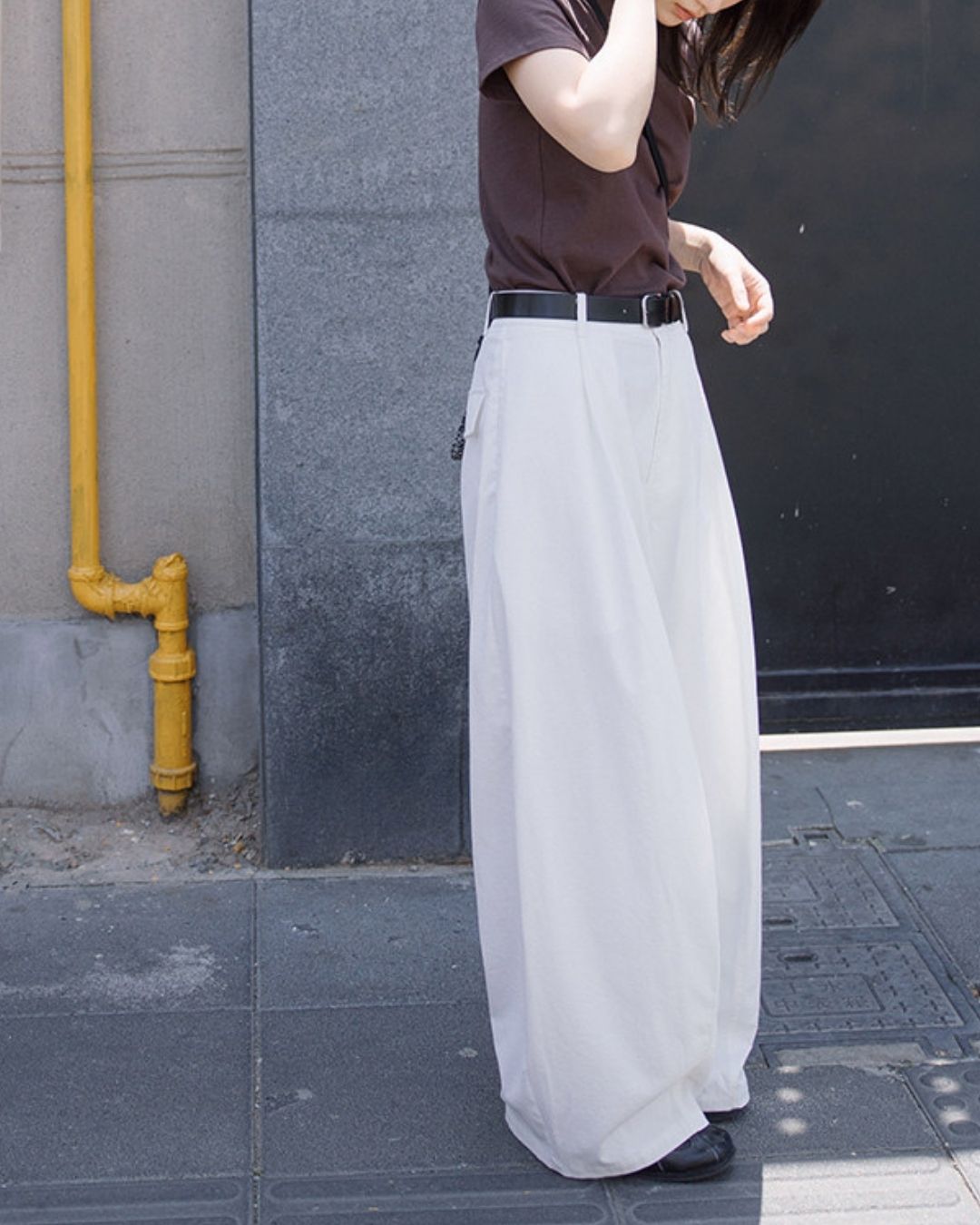 Relaxed Drape Pants　PT046