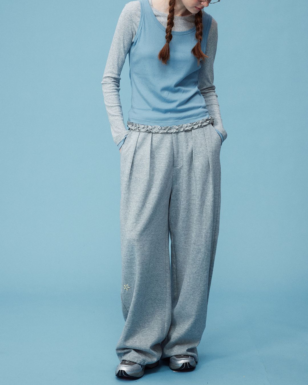 Layered Long Sleeve T-shirt　LT001