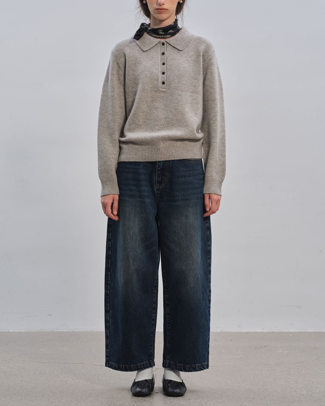 Curved Ankle Denim Pants　DP005