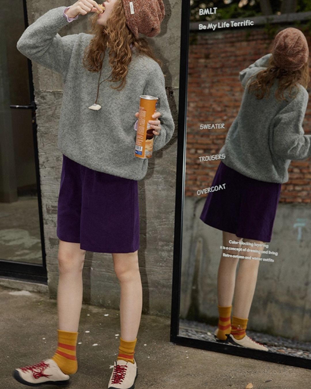 Wool Crew Neck Sweater　KN046