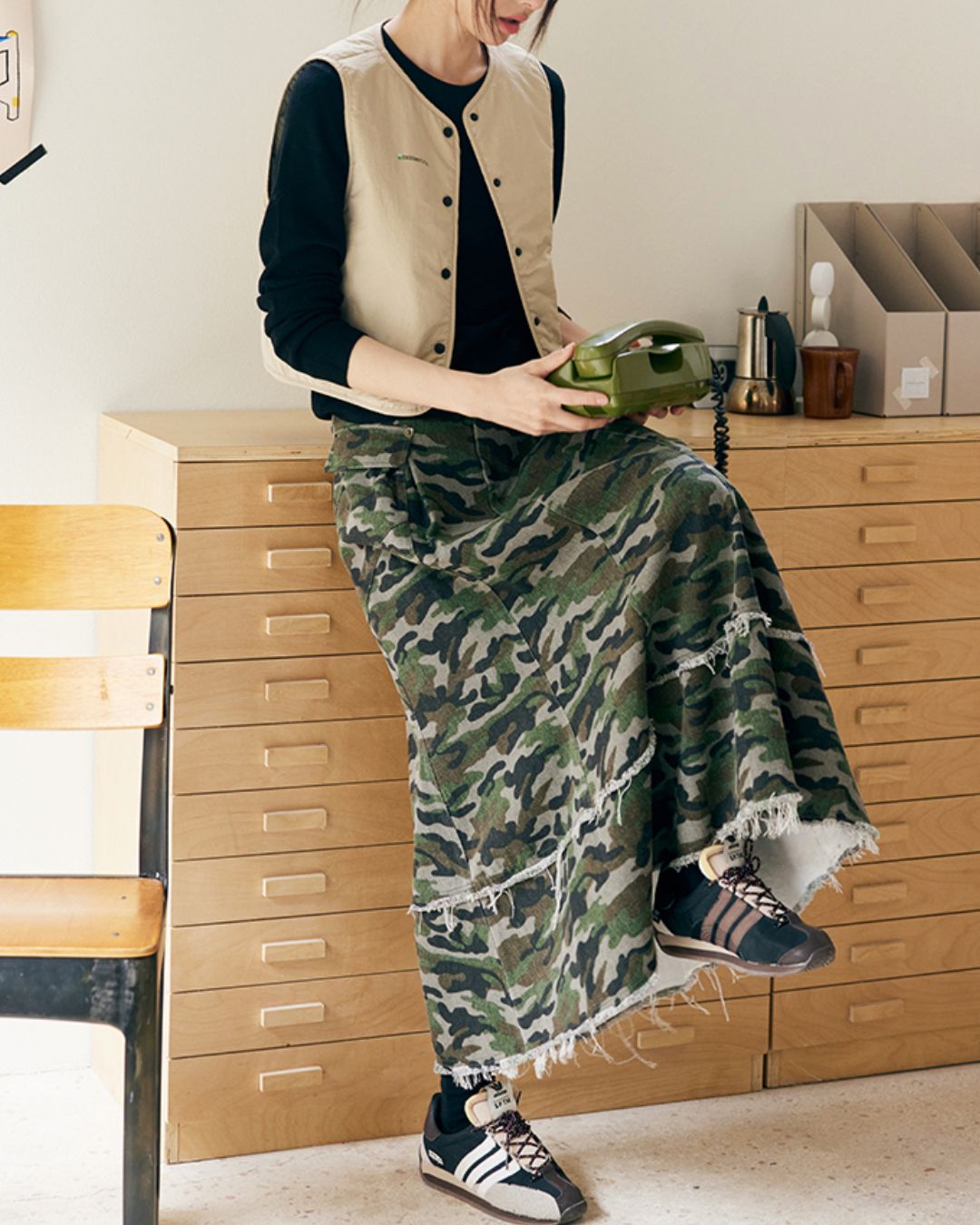 Nylon Quilted Vest　VT001