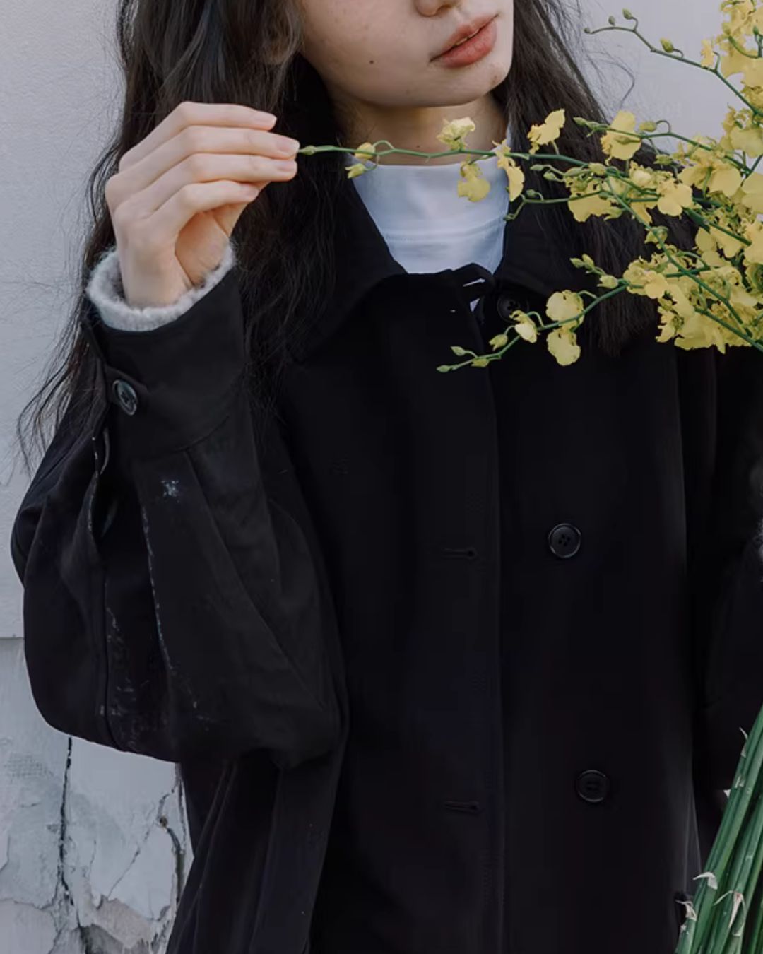Side-button Single Trench Coat　CT034