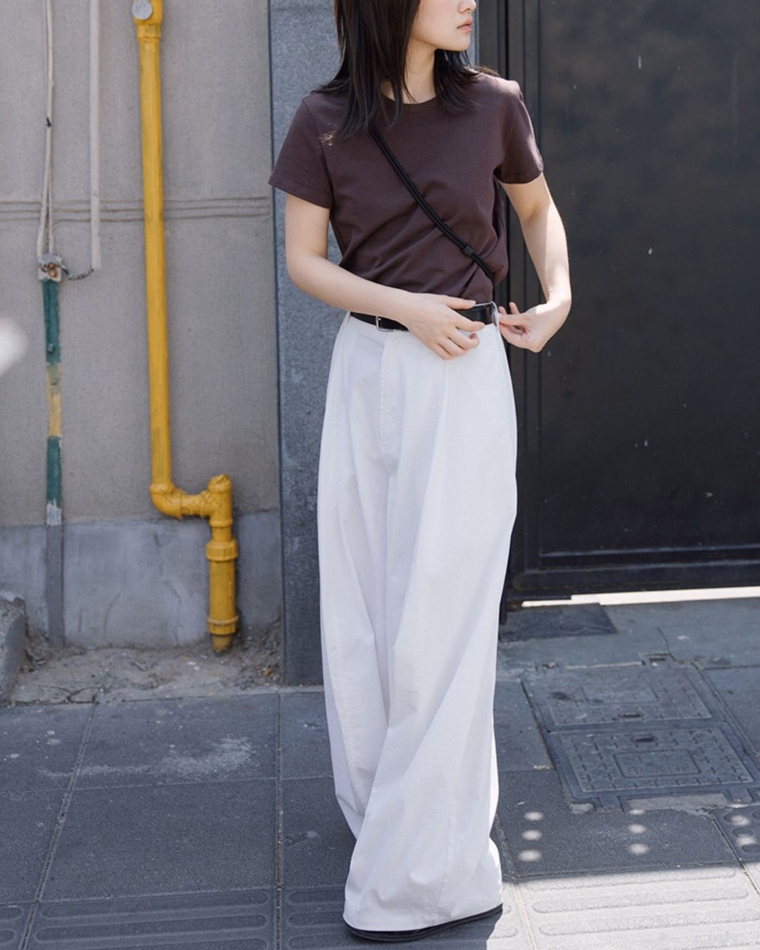 Relaxed Drape Pants　PT046