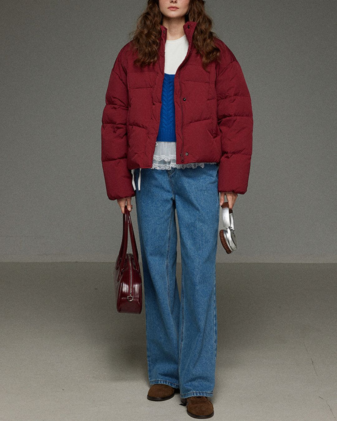 Cable Knit Camisole Vest　KN054