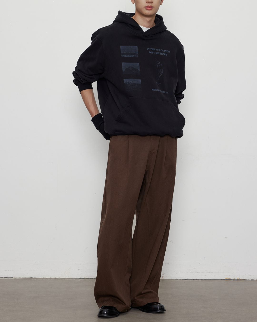 Curve Wide Adjustable Button Pants　PT021