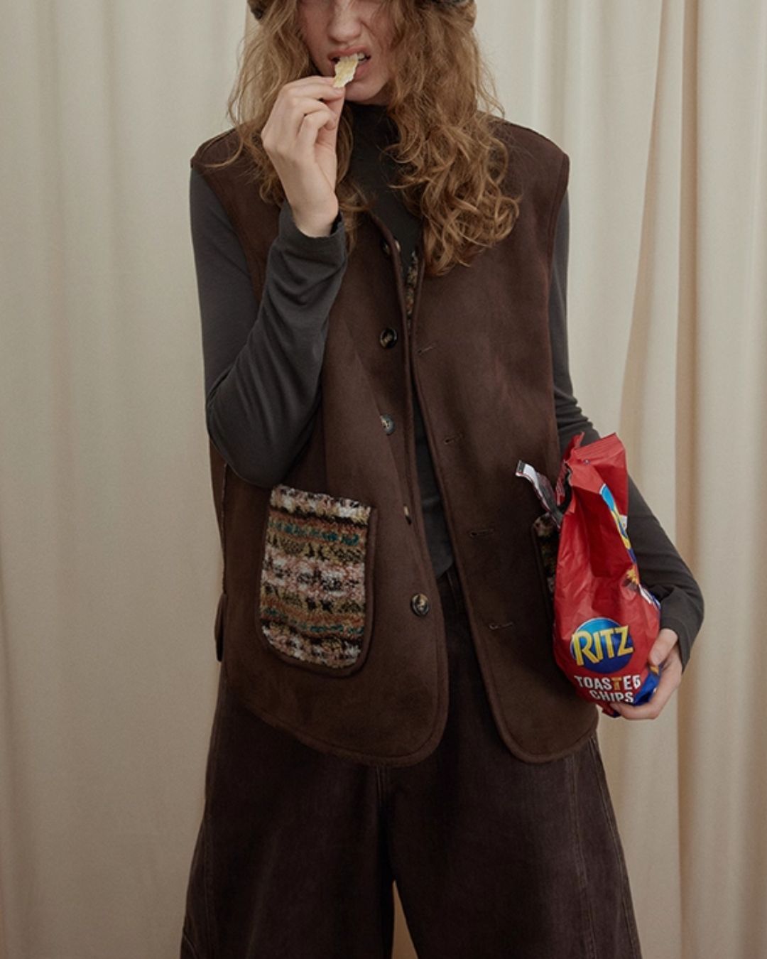 Fleece Reversible Vest　VT008