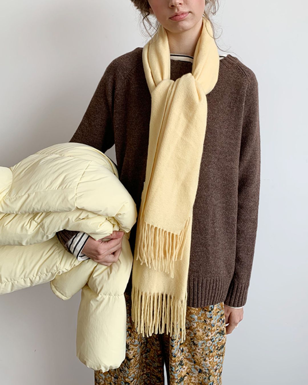 Basic Round Neck Sweater　KN003