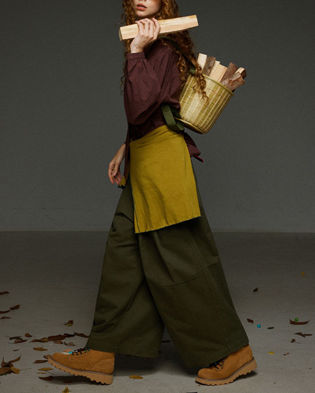 Hooded Checked Shirt　LS031