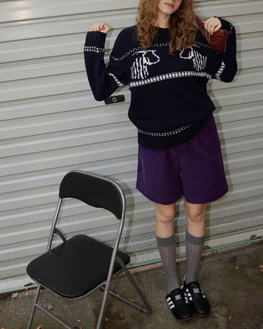 Wool Fair Isle Sweater　KN044