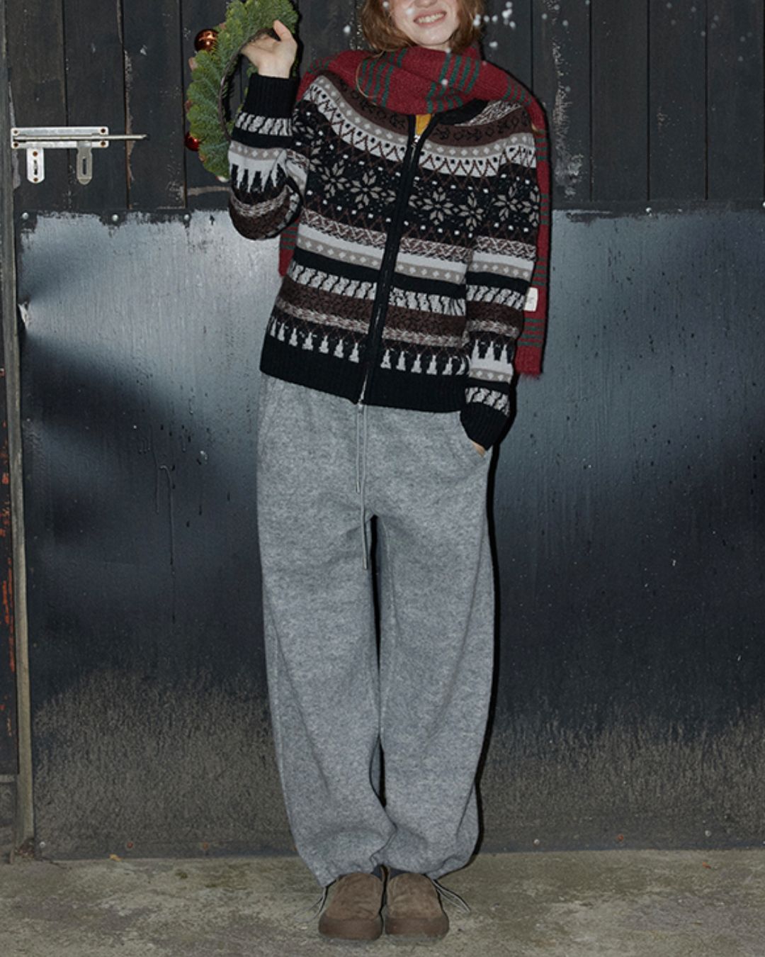 Drawstring Wool Casual Pants　PT023