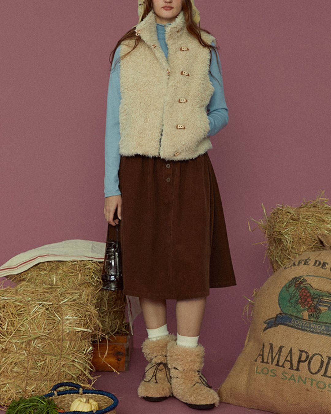 Wool Slim Fit High Neck Knit　KN094