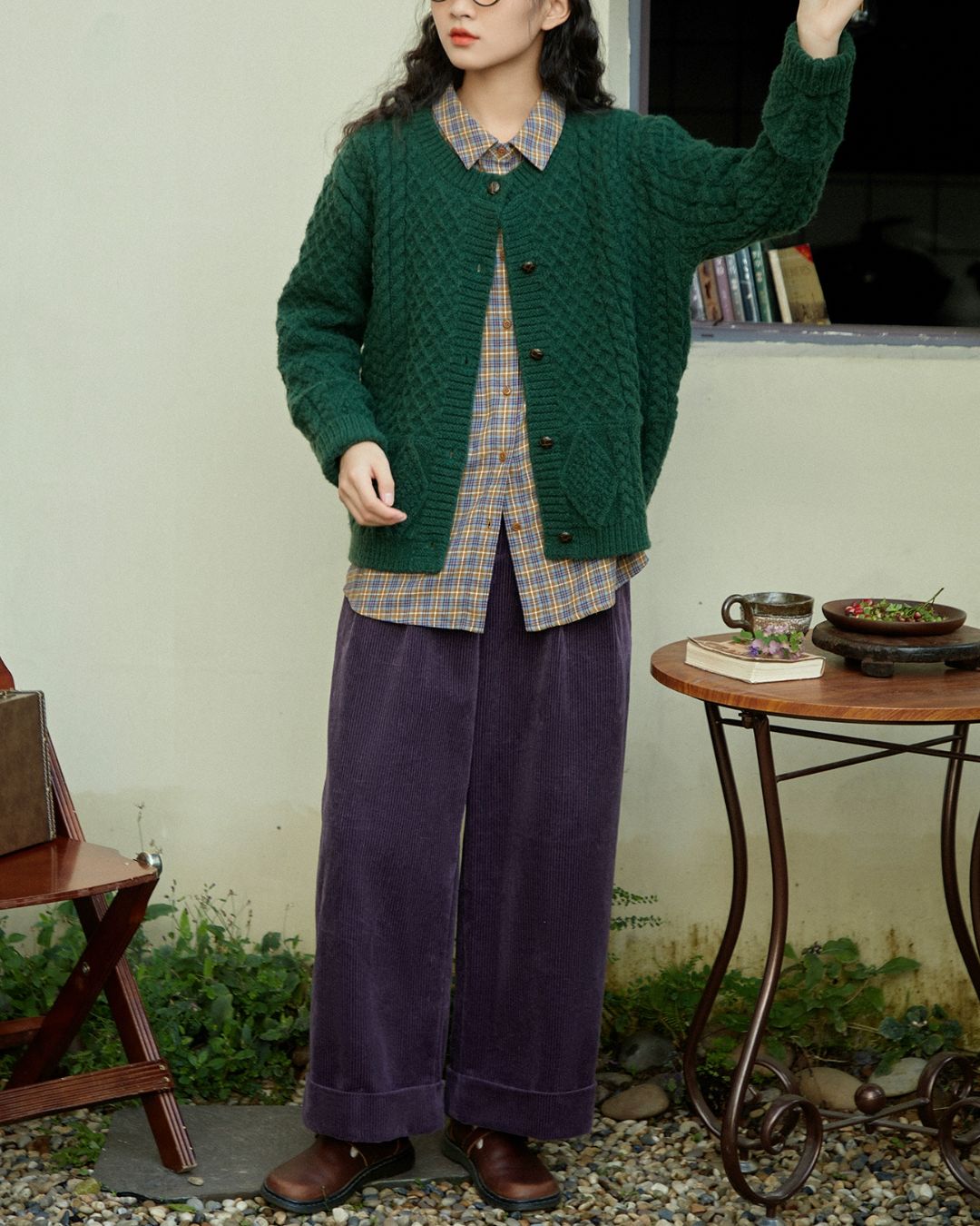 Corduroy Double Wide Pants　PT029