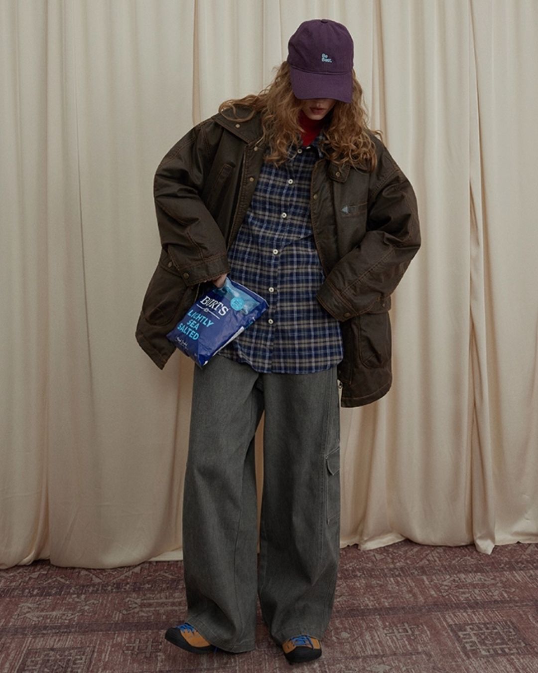 Work Denim Wide Pants　DP008