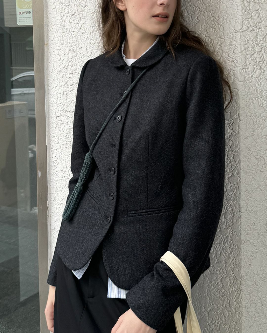 Round Collar Classic Jacket　JK004
