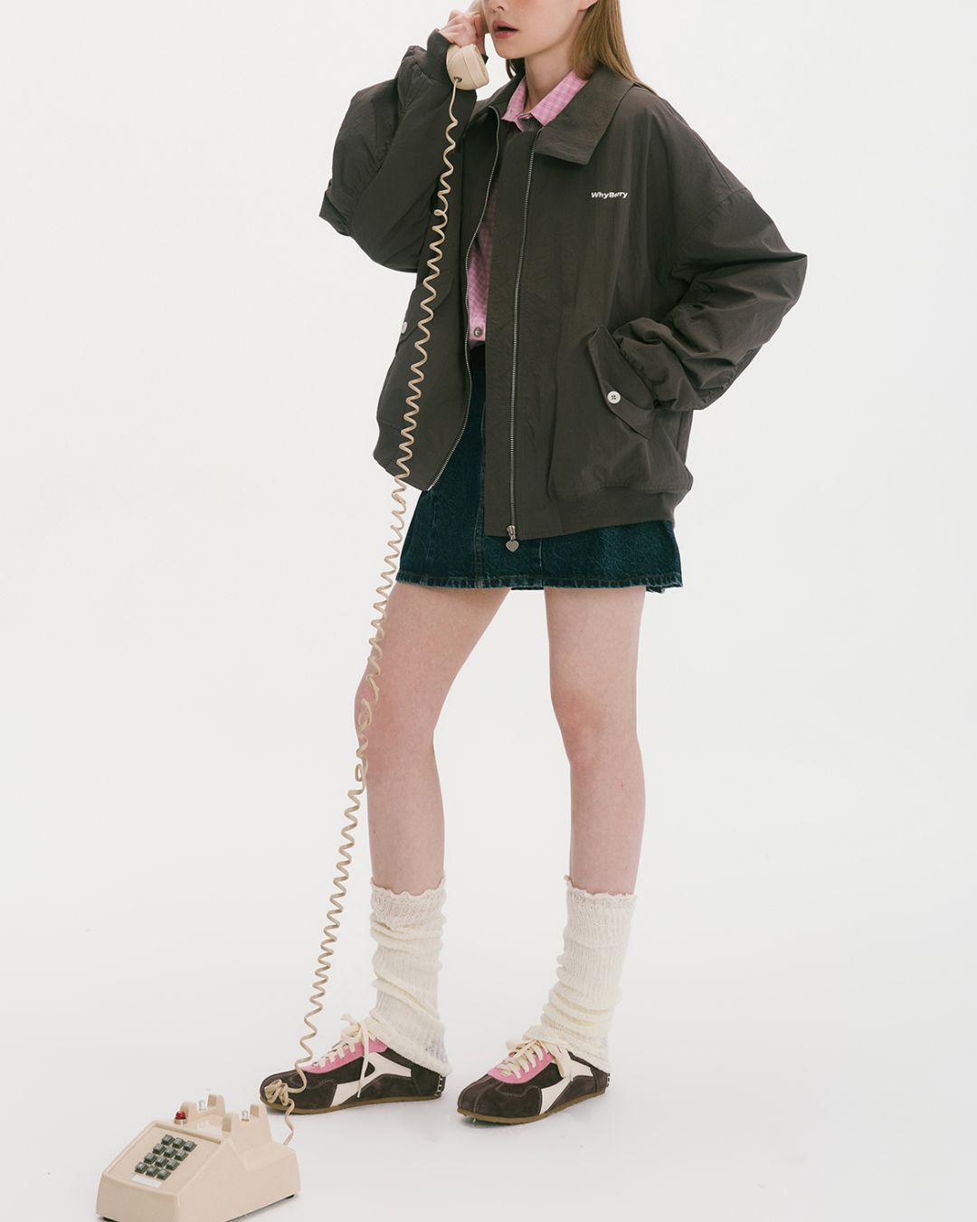 Detachable Hood Stand-collar Jacket　JK030