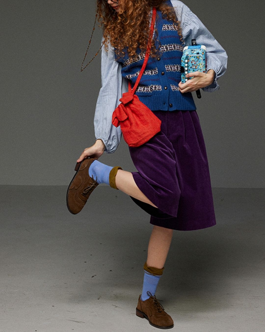 Corduroy Wide Half Pants　PT015