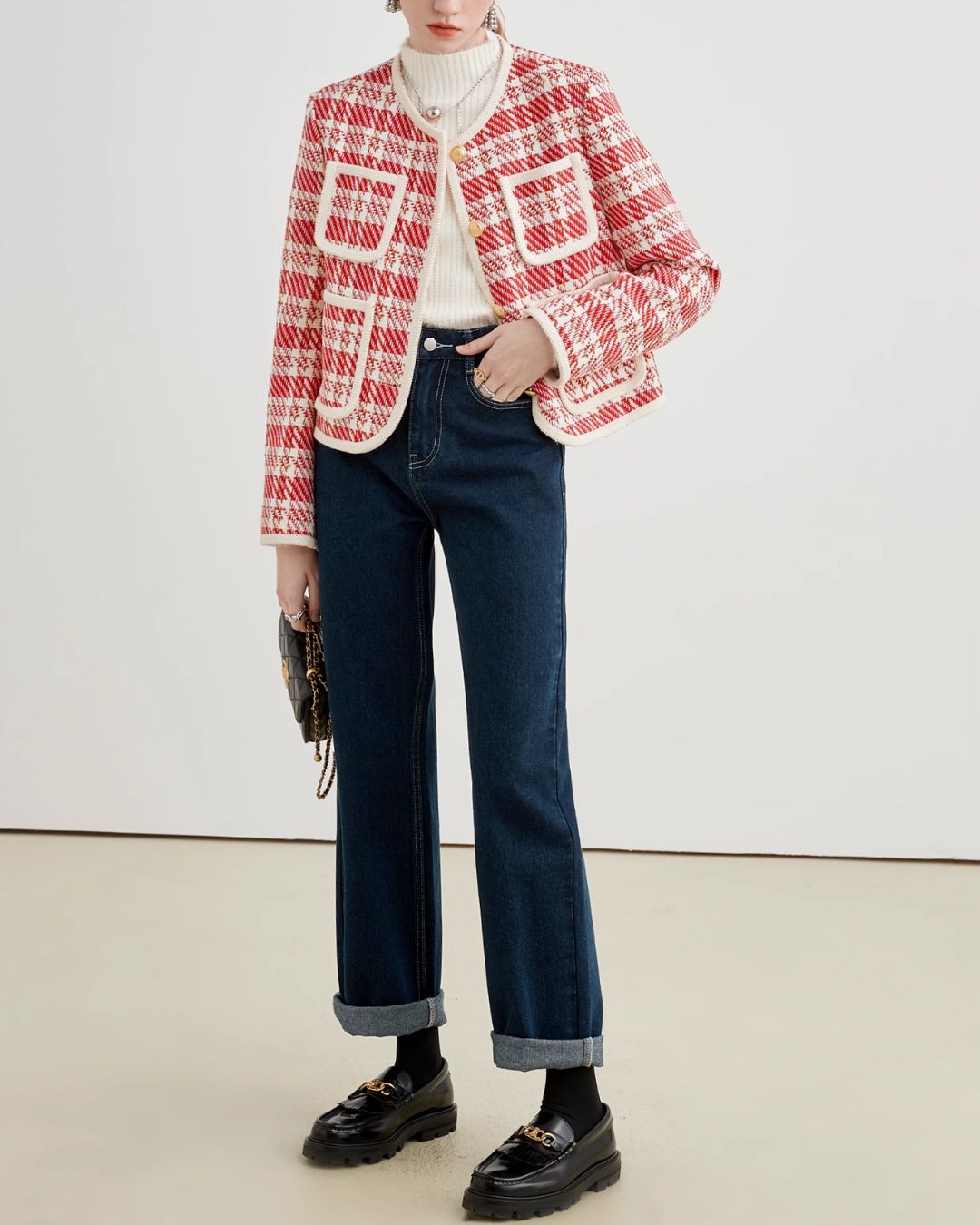 Basic High-neck Knit　KN041