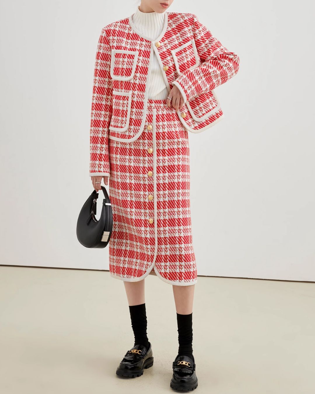 Basic High-neck Knit　KN041